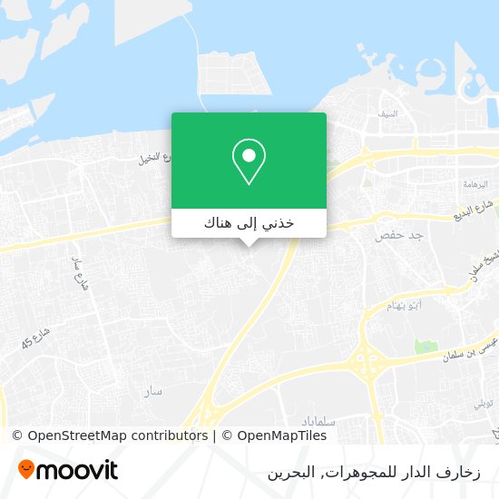 خريطة زخارف الدار للمجوهرات