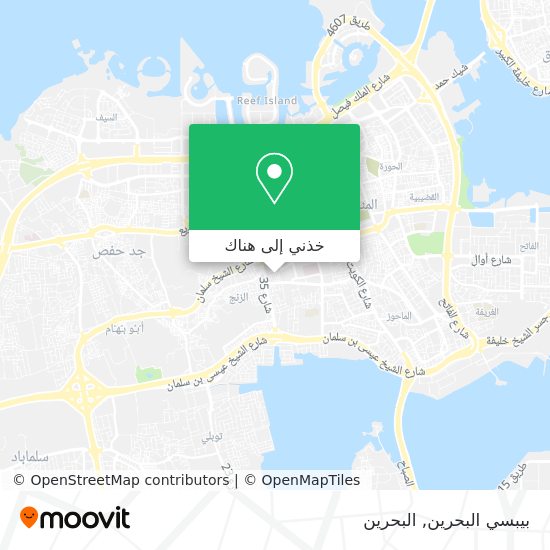 خريطة بيبسي البحرين