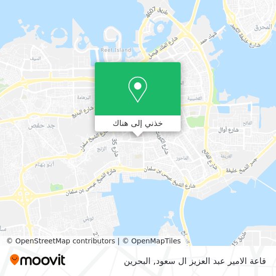 خريطة قاعة الامير عبد العزيز ال سعود