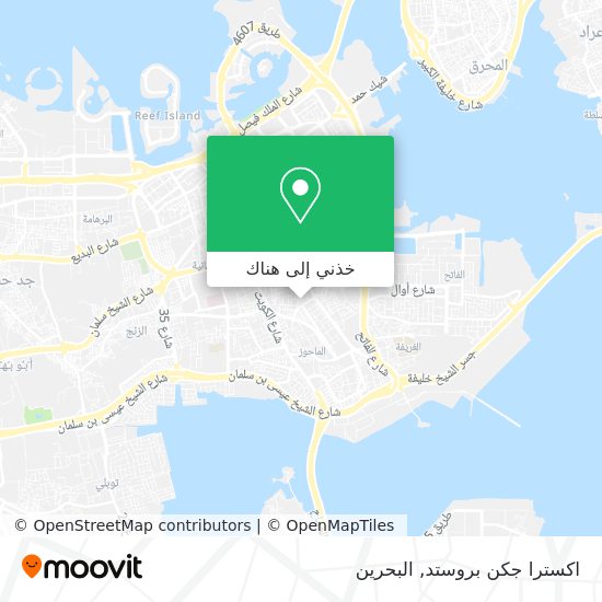 خريطة اكسترا جكن بروستد