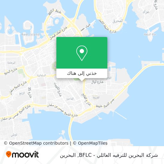 خريطة شركة البحرين للترفيه العائلي - BFLC