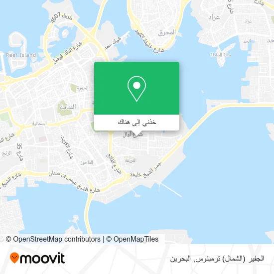 خريطة الجفير (الشمال) ترمينوس