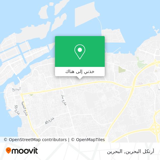 خريطة أرتكل البحرين
