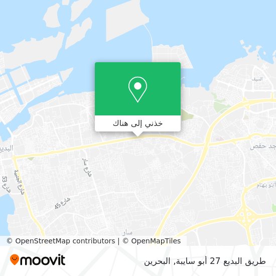 خريطة طريق البديع 27 أبو سايبة