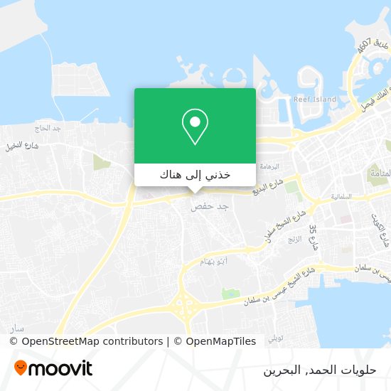 خريطة حلويات الحمد