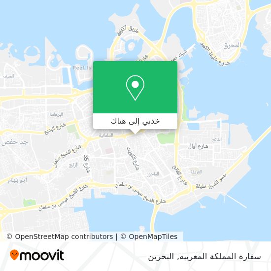 خريطة سفارة المملكة المغربية