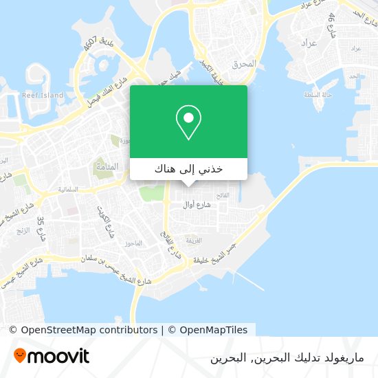 خريطة ماريغولد تدليك البحرين