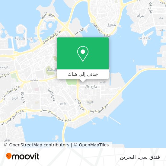 خريطة فندق سي