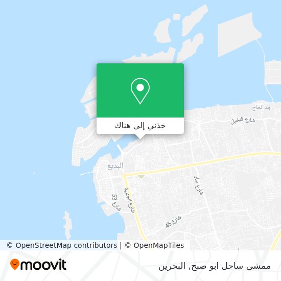 خريطة ممشى ساحل ابو صبح