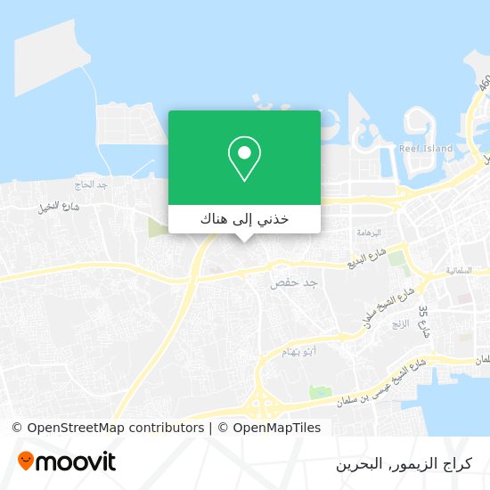 خريطة كراج الزيمور
