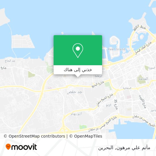 خريطة مأتم علي مرهون