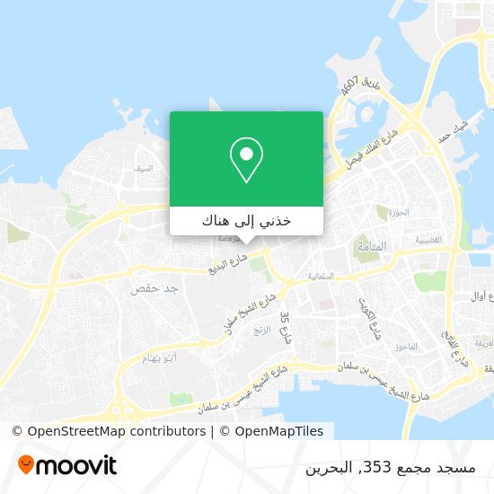 خريطة مسجد مجمع 353