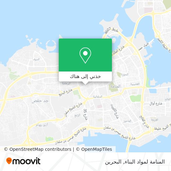 خريطة المنامة لمواد البناء