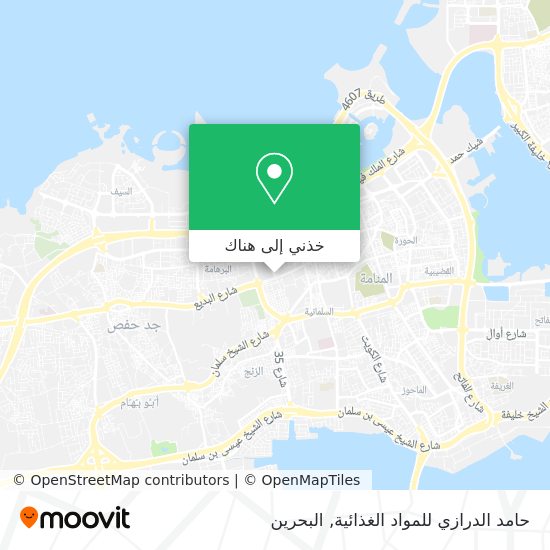 خريطة حامد الدرازي للمواد الغذائية