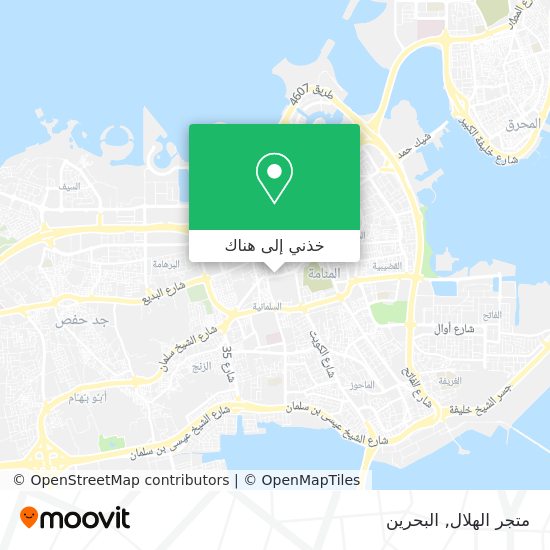 خريطة متجر الهلال