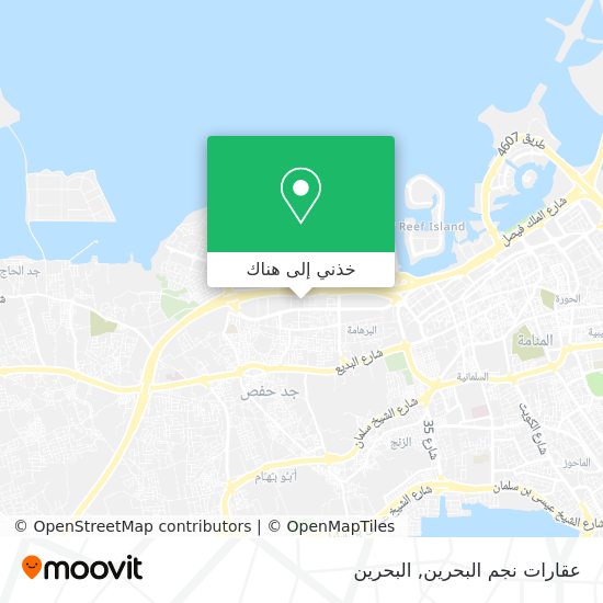 خريطة عقارات نجم البحرين