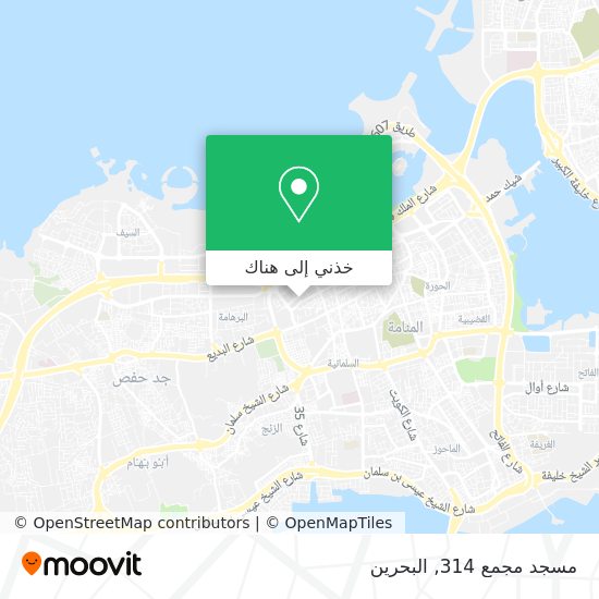 خريطة مسجد مجمع 314