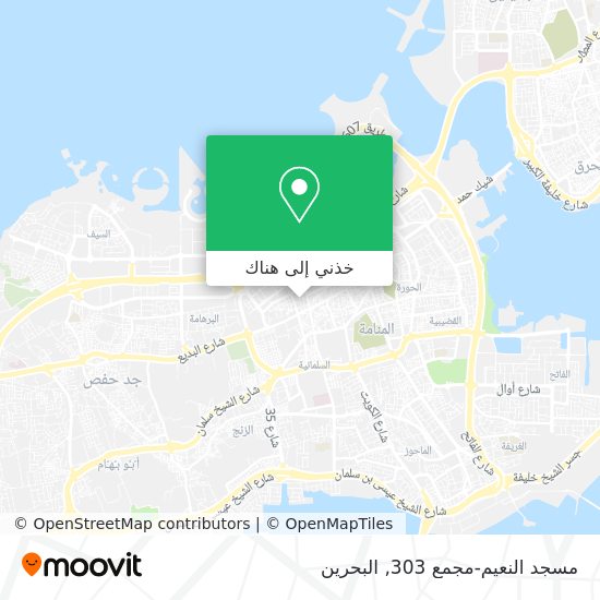 خريطة مسجد النعيم-مجمع 303