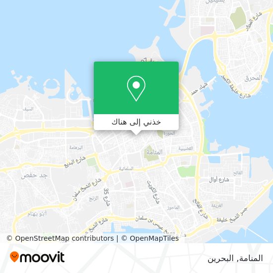 خريطة المنامة