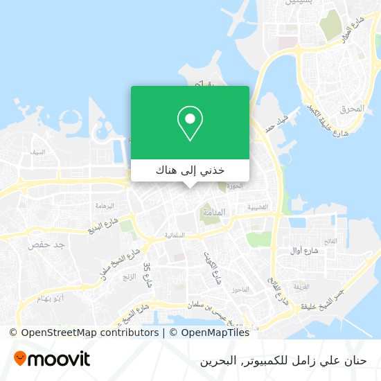 خريطة حنان علي زامل للكمبيوتر