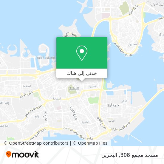 خريطة مسجد مجمع 308