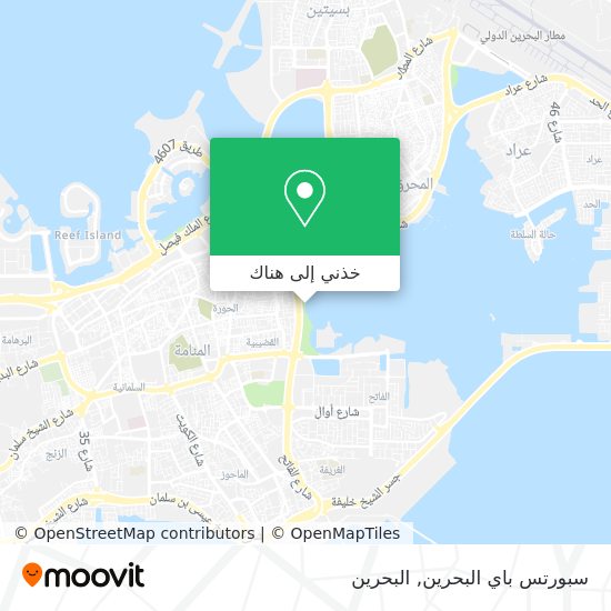 خريطة سبورتس باي البحرين