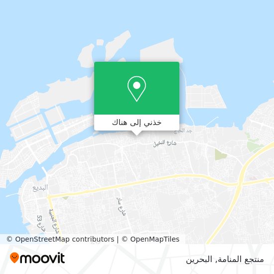 خريطة منتجع المنامة
