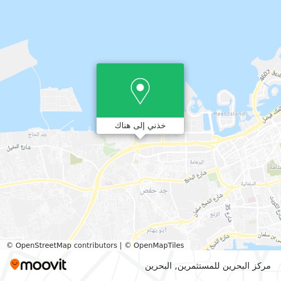 خريطة مركز البحرين للمستثمرين