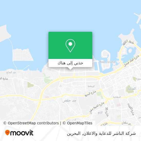 خريطة شركة الناشر للدعاية والاعلان