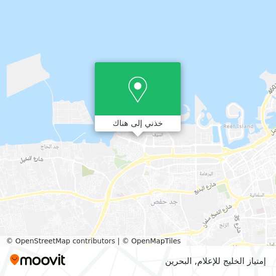 خريطة إمتياز الخليج للإعلام