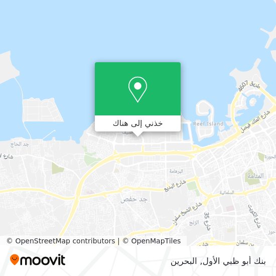خريطة بنك أبو ظبي الأول