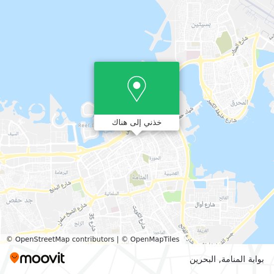خريطة بوابة المنامة