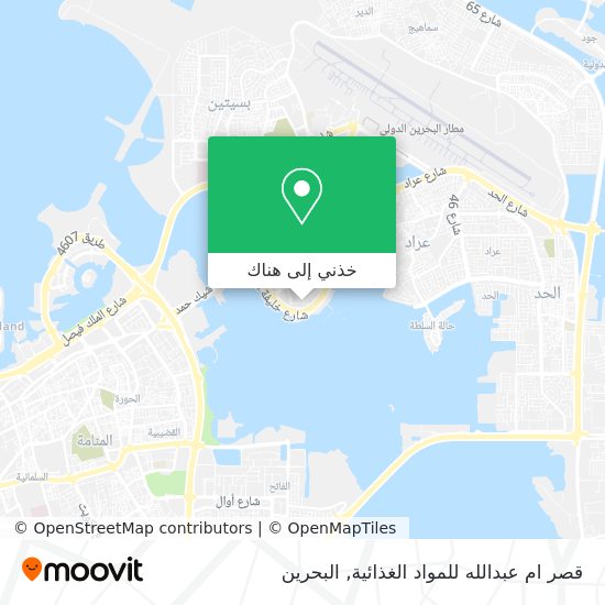 خريطة قصر ام عبدالله للمواد الغذائية