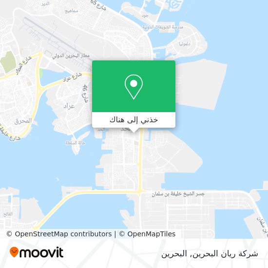 خريطة شركة ريان البحرين