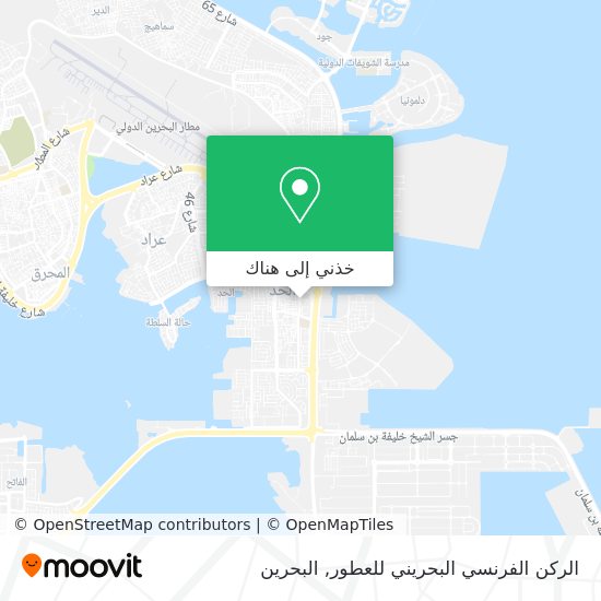 خريطة الركن الفرنسي البحريني للعطور