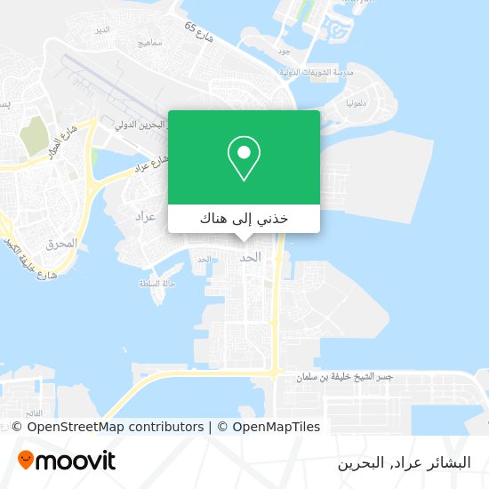 خريطة البشائر عراد