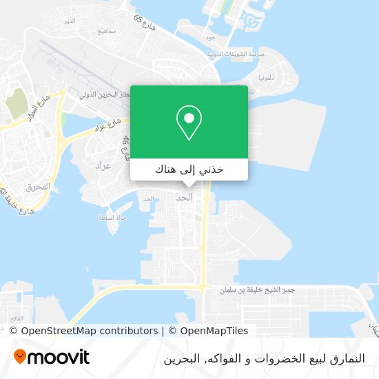 خريطة النمارق لبيع الخضروات و الفواكه