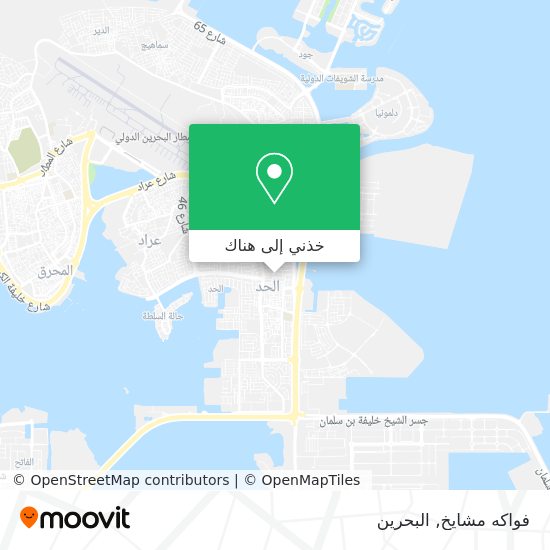خريطة فواكه مشايخ