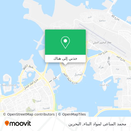 خريطة محمد المناعى لمواد البناء