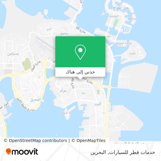 خريطة خدمات قطر للسيارات