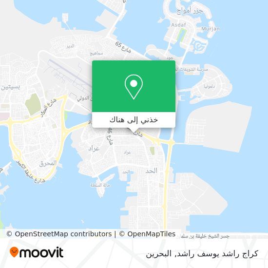 خريطة كراج راشد يوسف راشد