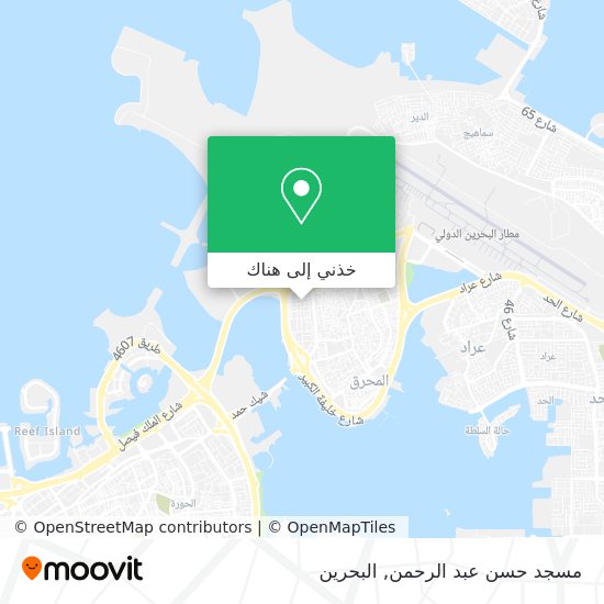 خريطة مسجد حسن عبد الرحمن