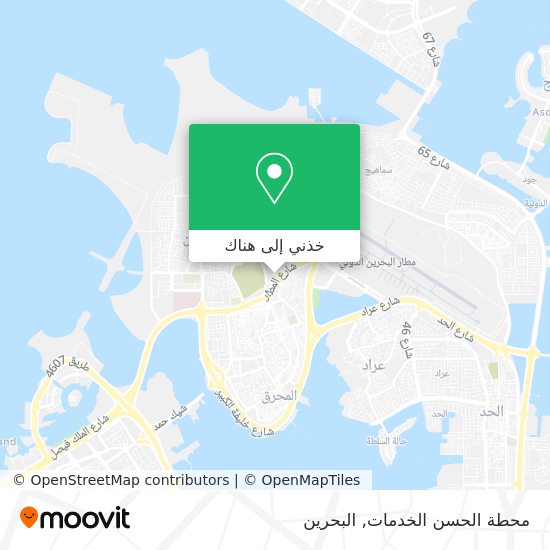 خريطة محطة الحسن الخدمات