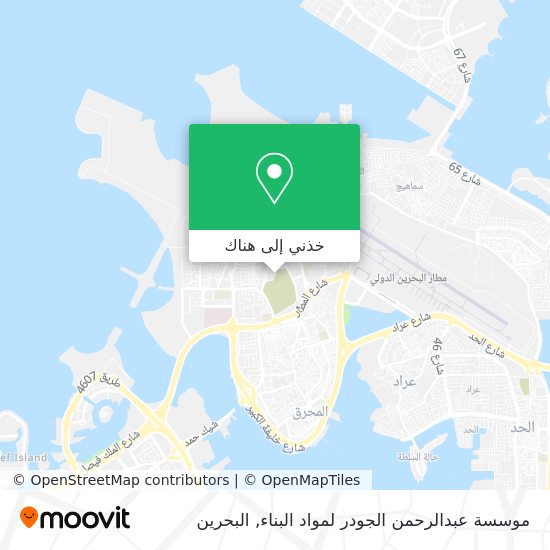 خريطة موسسة عبدالرحمن الجودر لمواد البناء