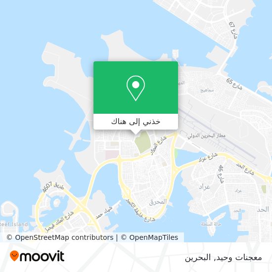 خريطة معجنات وحيد