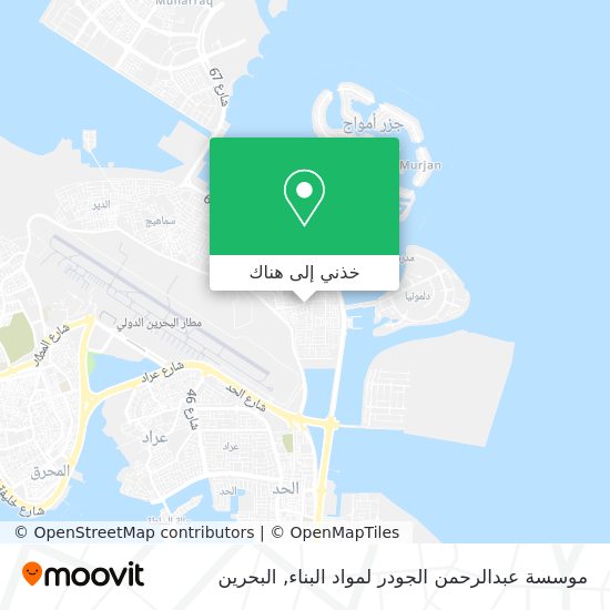 خريطة موسسة عبدالرحمن الجودر لمواد البناء