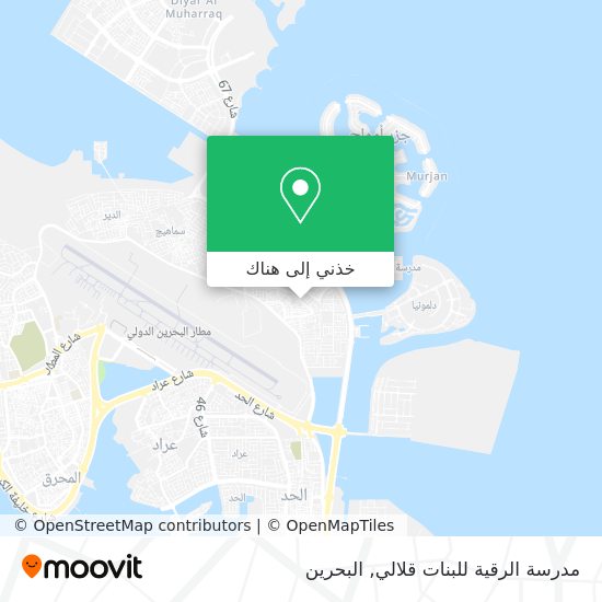 خريطة مدرسة الرقية للبنات قلالي