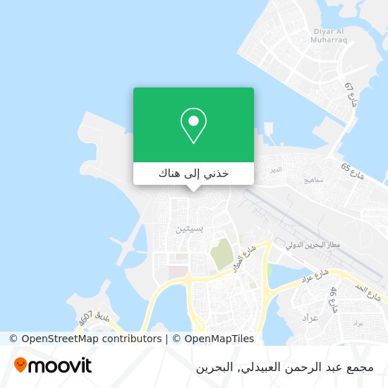 خريطة مجمع عبد الرحمن العبيدلي