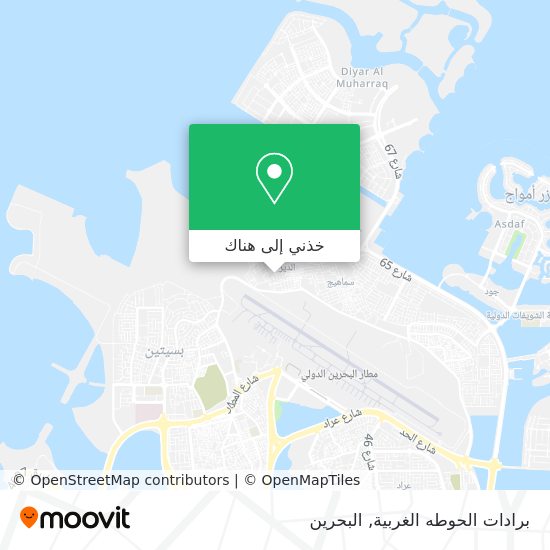خريطة برادات الحوطه الغربية