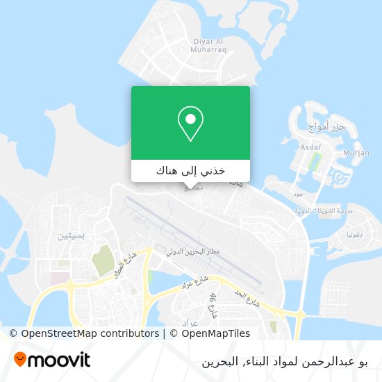 خريطة بو عبدالرحمن لمواد البناء